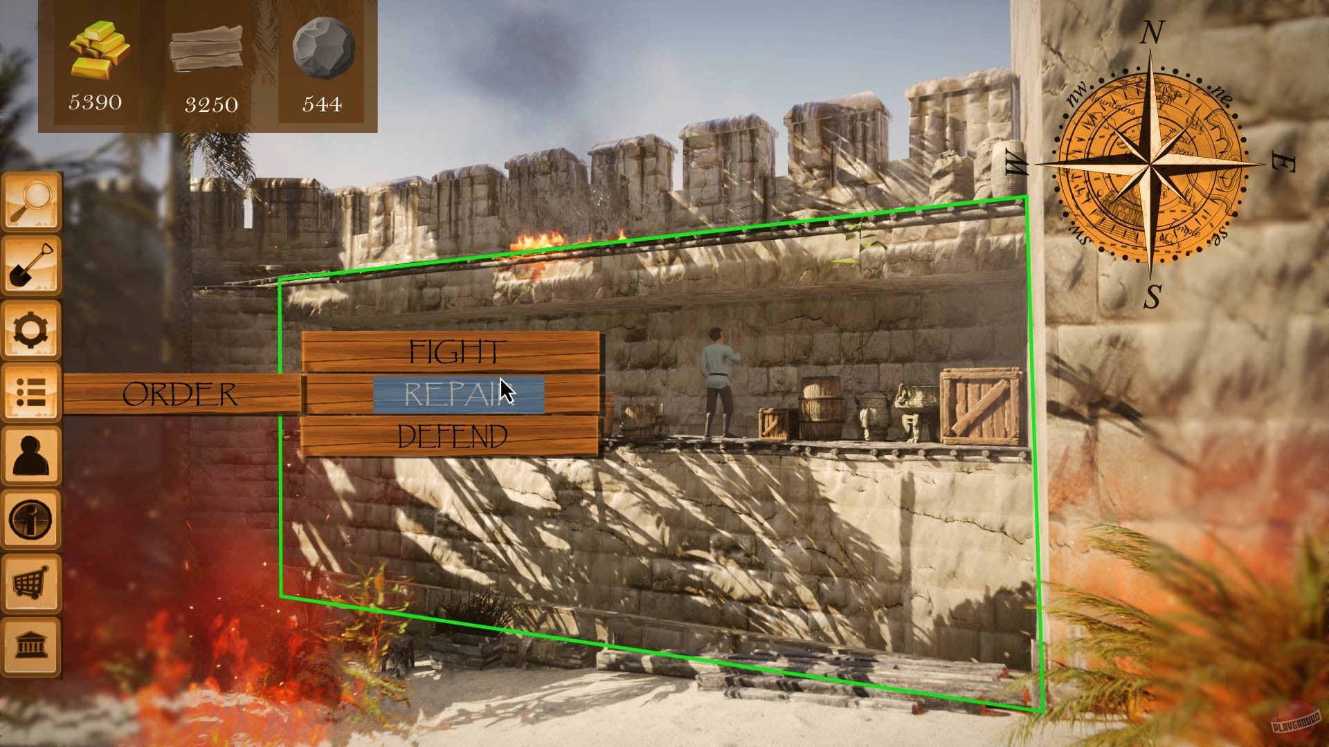 Скриншот из игры Templar Castle Builder - 12