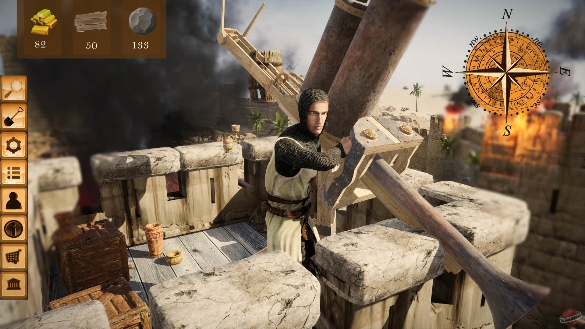 Скриншот из игры Templar Castle Builder - 11