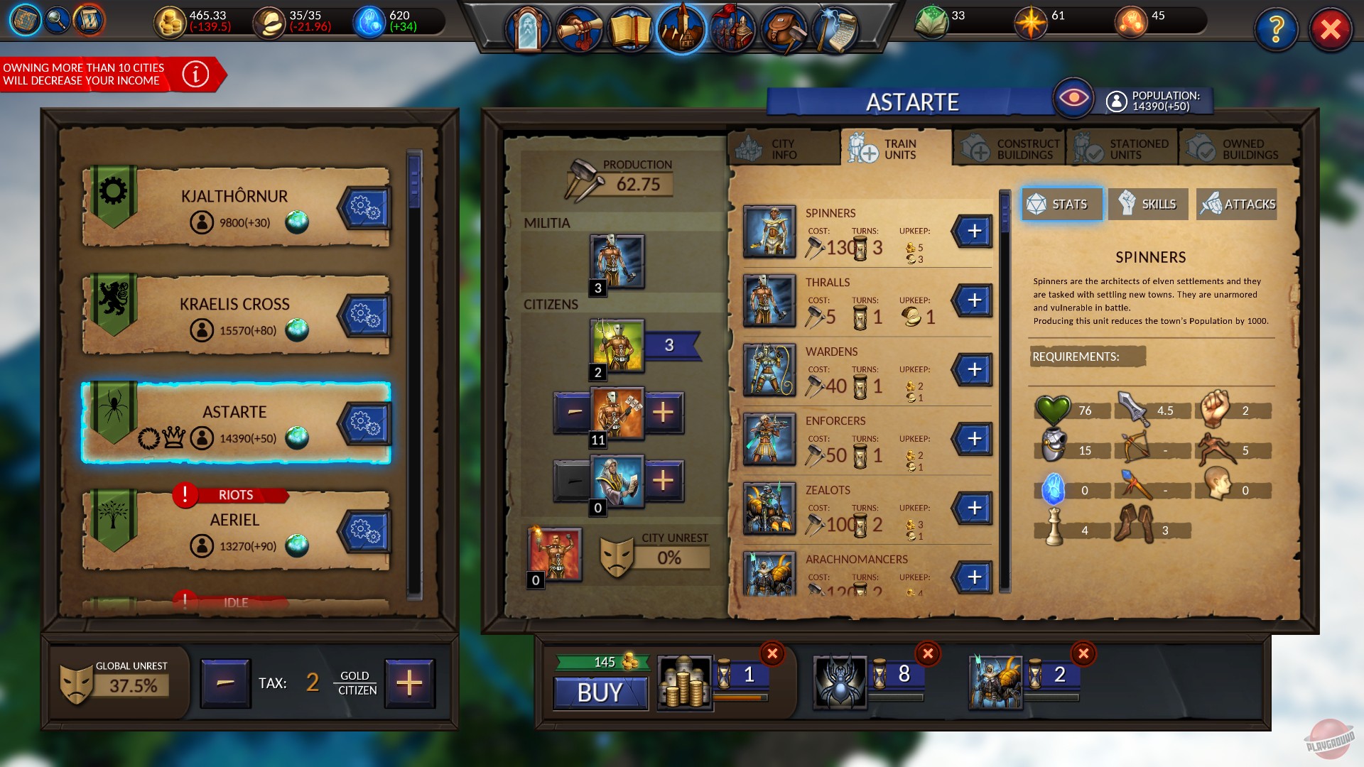 Скриншот из игры Planar Conquest - 14