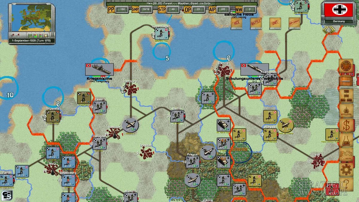 Скриншот из игры Strategic War in Europe - 26