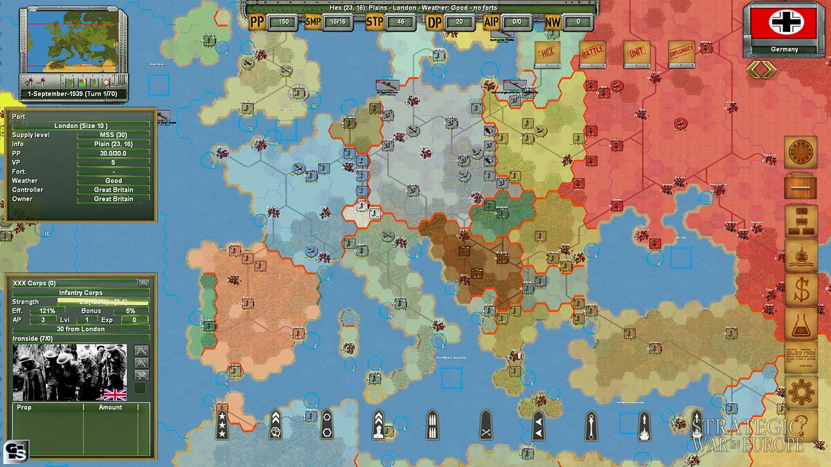 Скриншот из игры Strategic War in Europe - 21