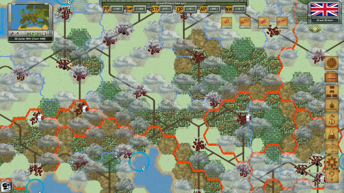 Скриншот из игры Strategic War in Europe - 19