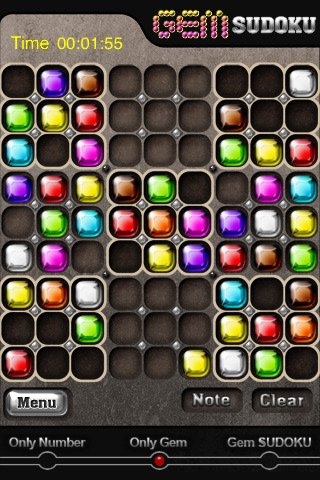 Скриншот из игры GemSudoku - 1