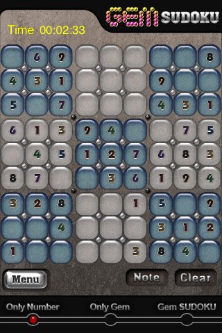 Скриншот из игры GemSudoku - 2