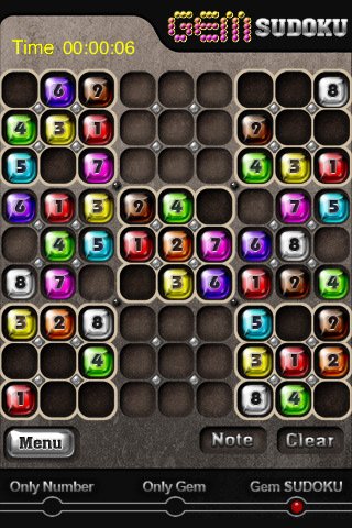 Скриншот из игры GemSudoku - 3