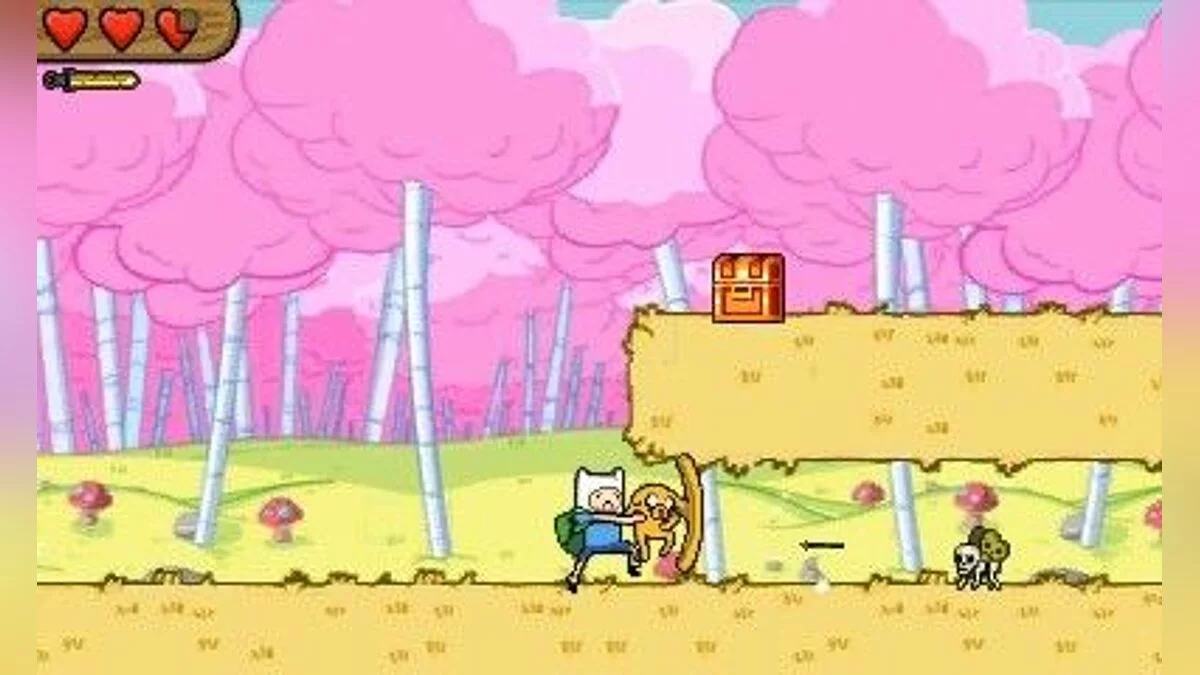 Скриншот из игры Adventure Time: Hey Ice King! Why'd you steal our garbage?! - 2