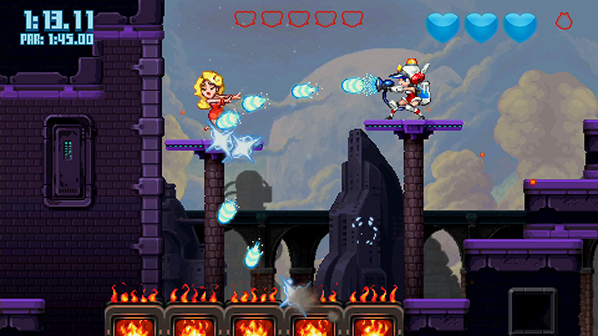 Скриншот из игры Mighty Switch Force! 2 - 35