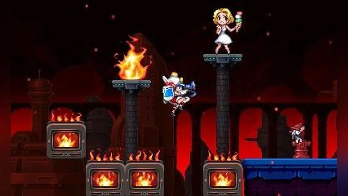 Скриншот из игры Mighty Switch Force! 2 - 19