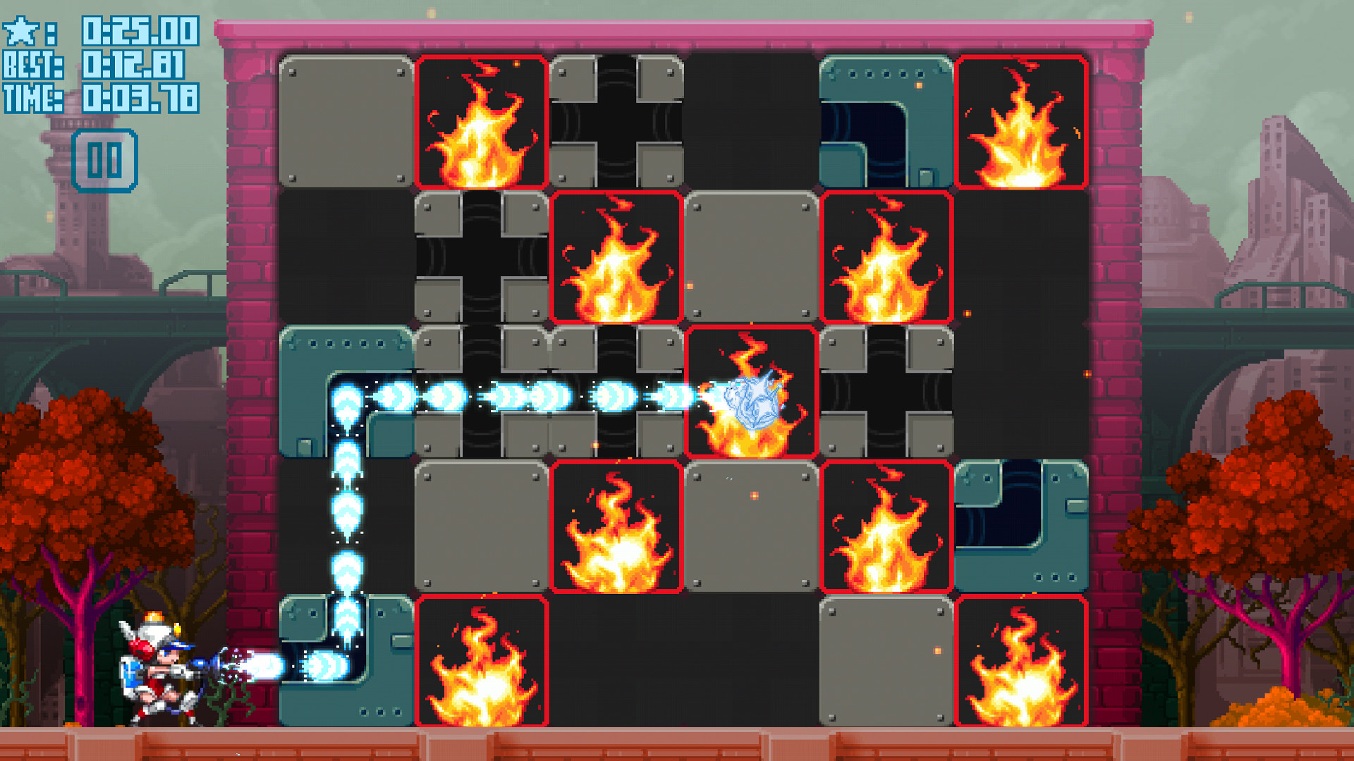Скриншот из игры Mighty Switch Force! Hose It Down! - 16