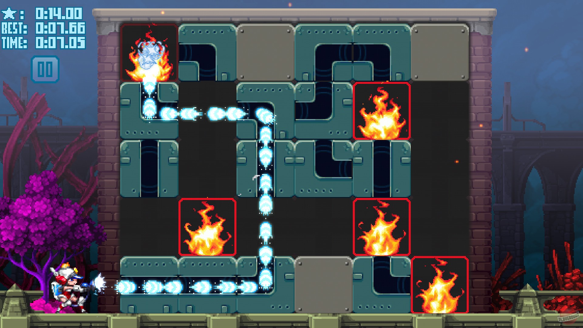 Скриншот из игры Mighty Switch Force! Hose It Down! - 4