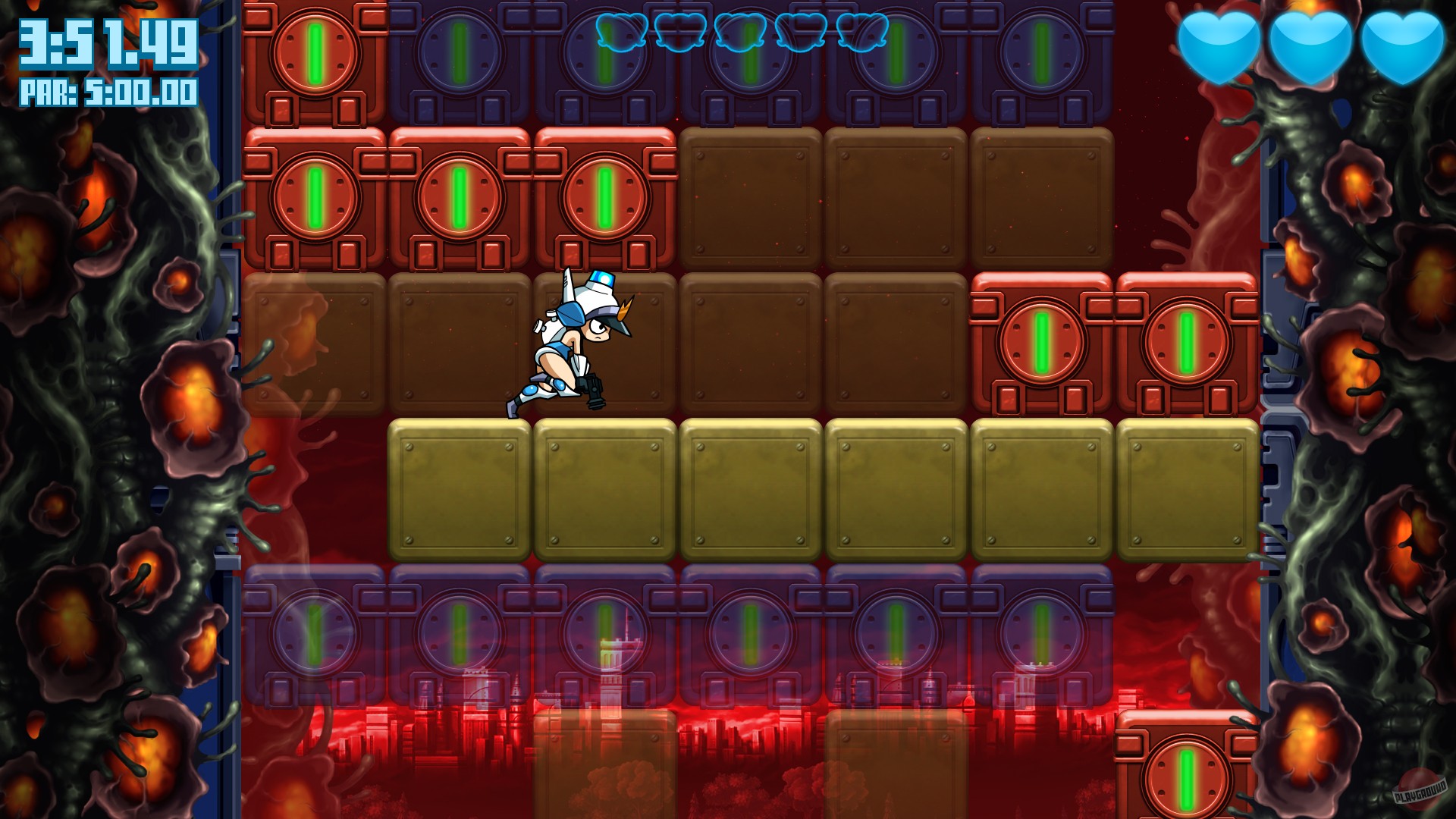 Скриншот из игры Mighty Switch Force! - 11