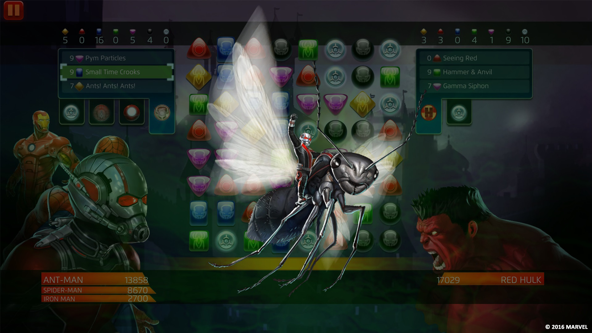 Скриншот из игры Marvel Puzzle Quest - 4