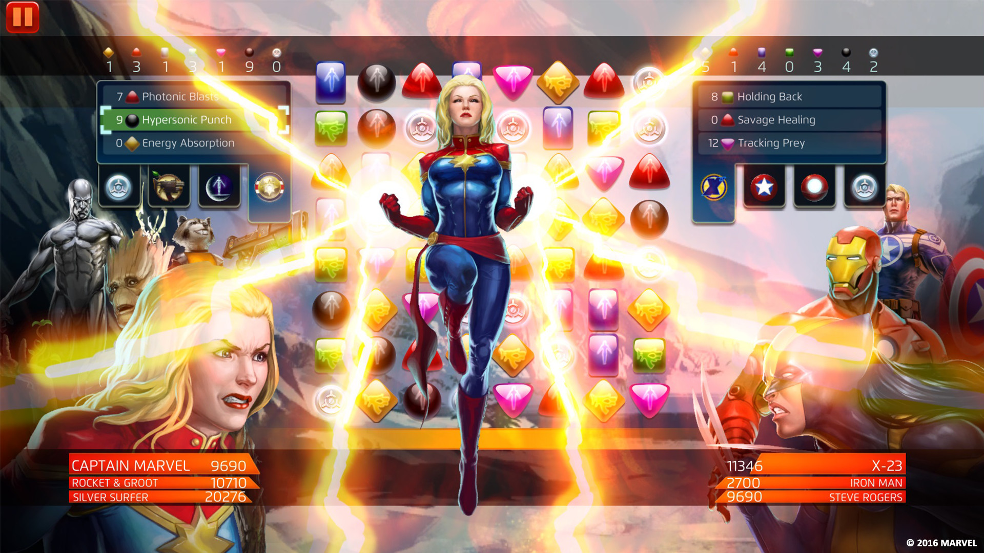 Скриншот из игры Marvel Puzzle Quest - 43