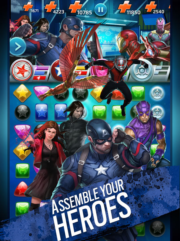 Скриншот из игры Marvel Puzzle Quest - 8
