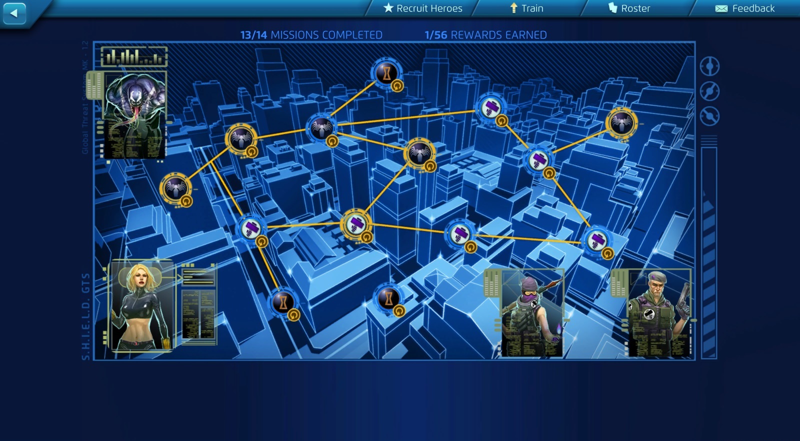 Скриншот из игры Marvel Puzzle Quest - 26