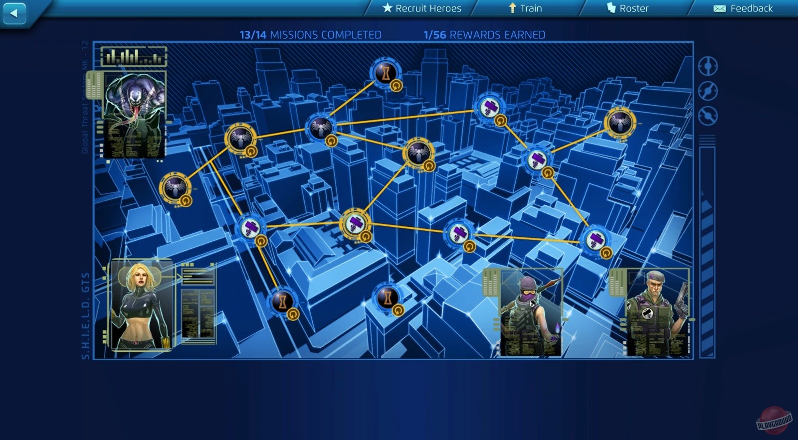 Скриншот из игры Marvel Puzzle Quest - 10