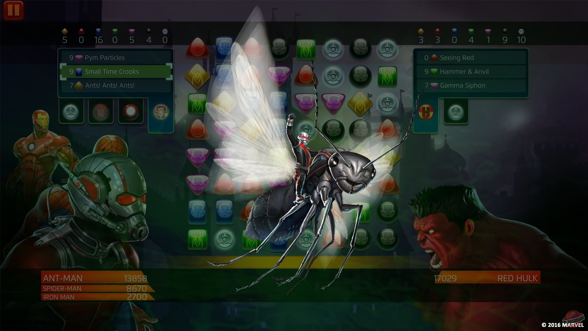 Скриншот из игры Marvel Puzzle Quest - 16