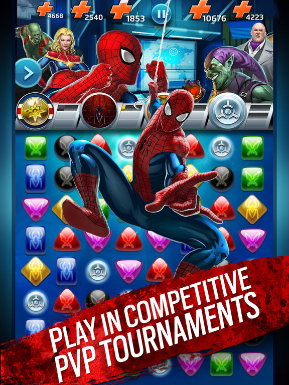 Скриншот из игры Marvel Puzzle Quest - 45