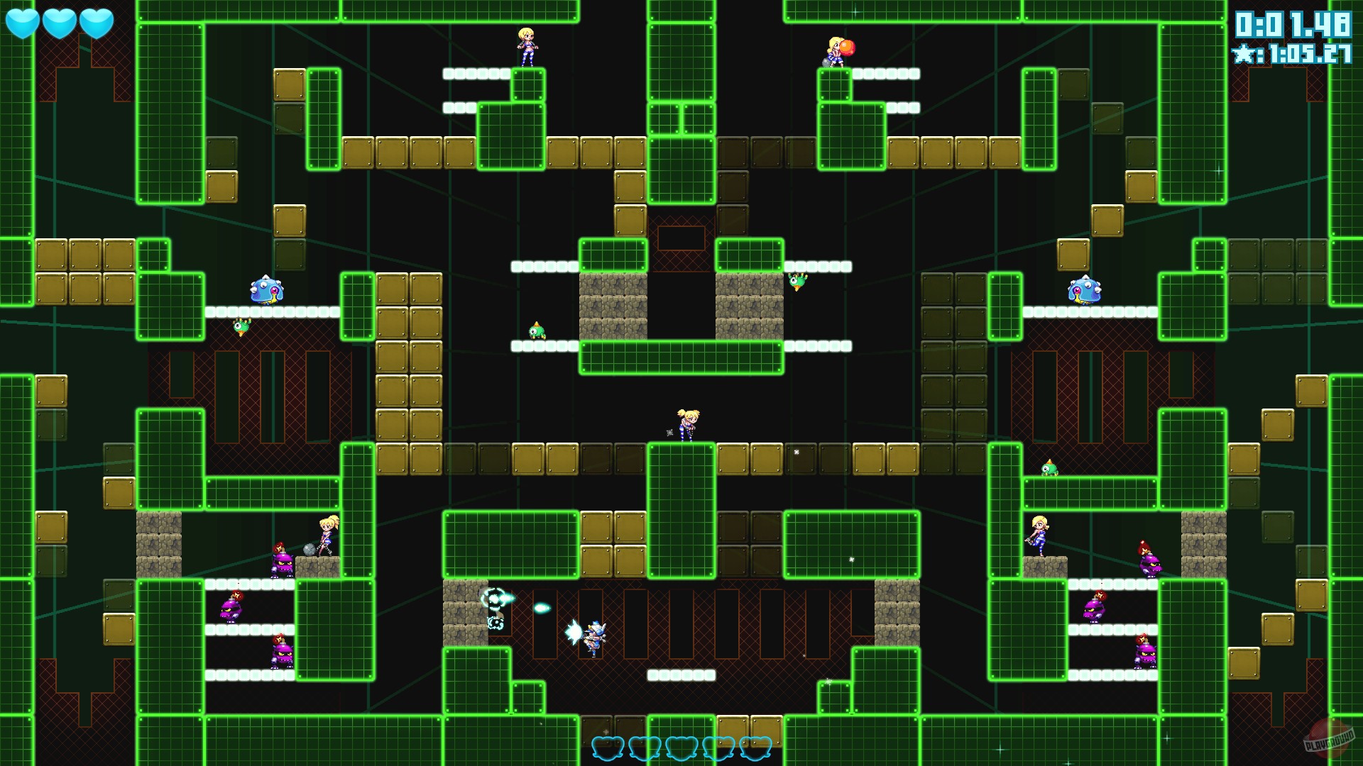 Скриншот из игры Mighty Switch Force! Academy - 18