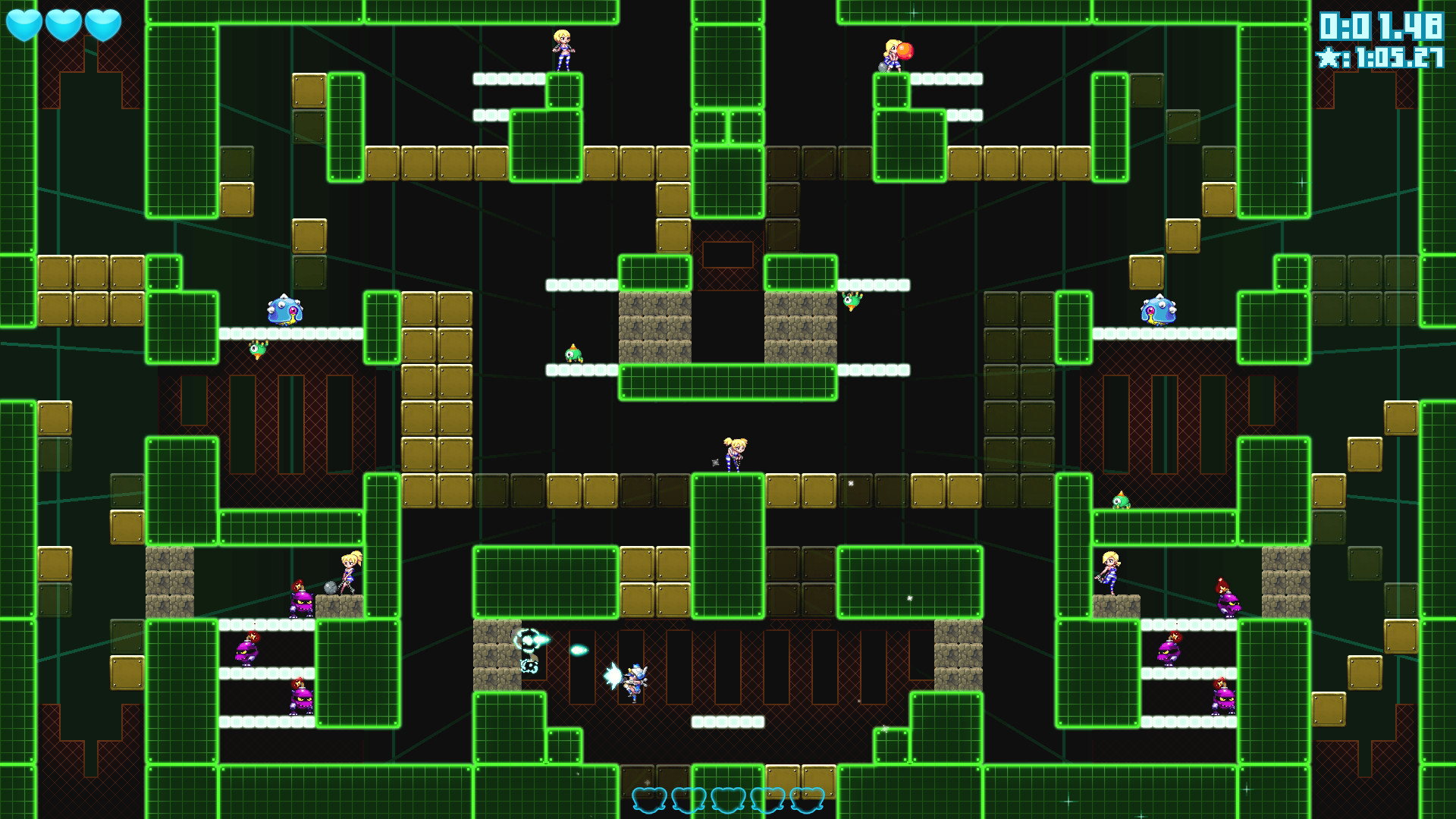 Скриншот из игры Mighty Switch Force! Academy - 9