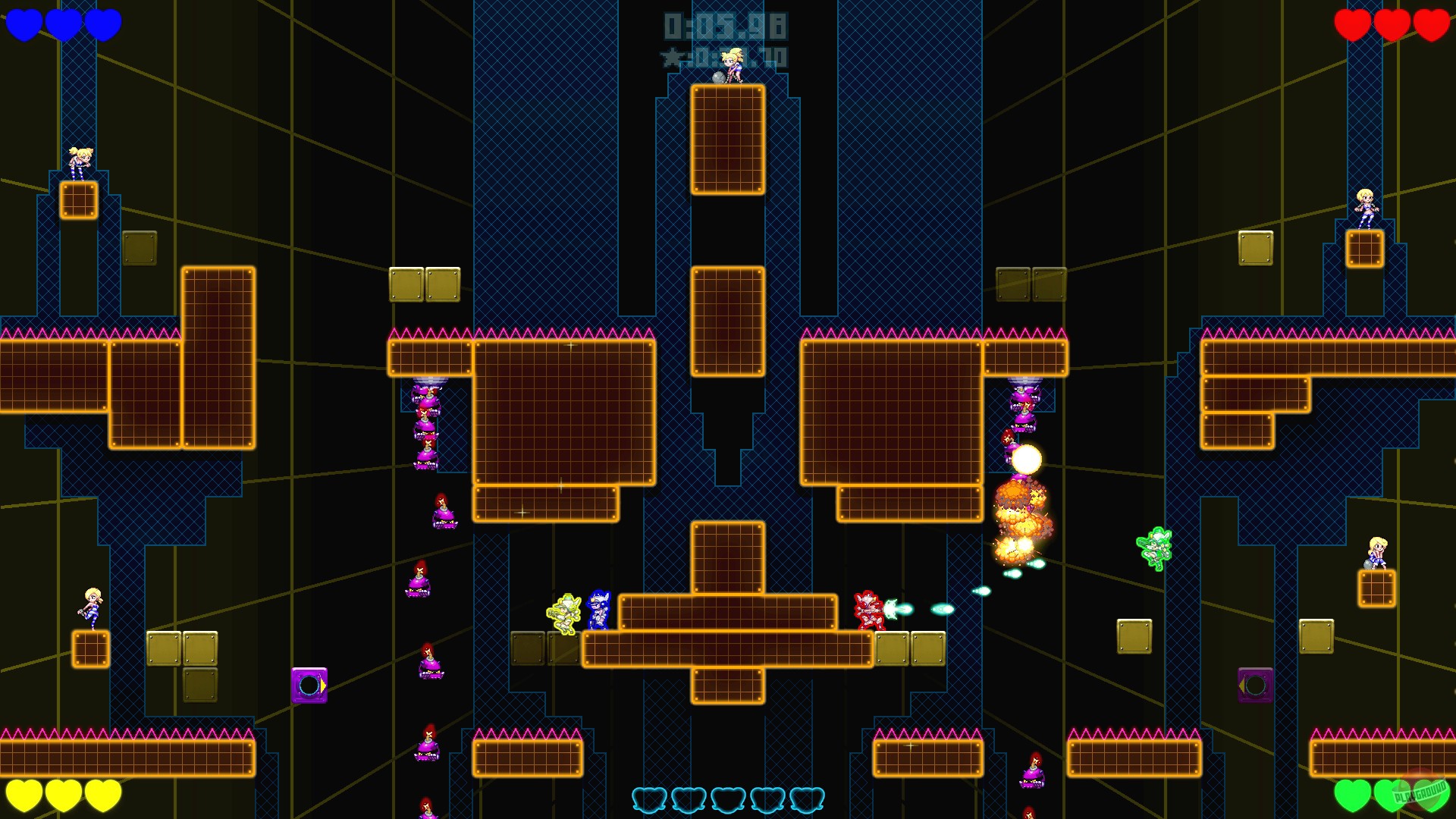 Скриншот из игры Mighty Switch Force! Academy - 2
