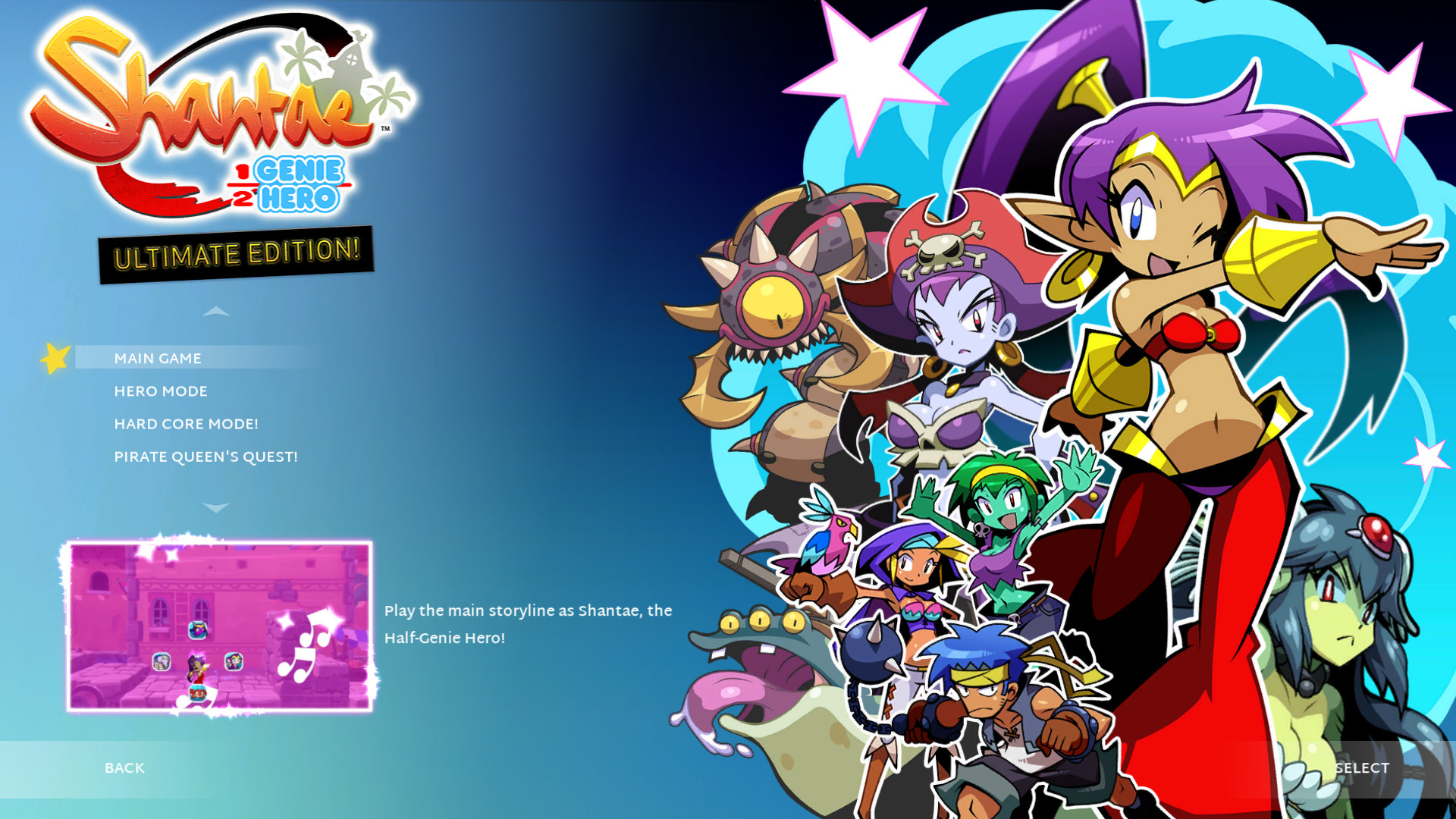 Скриншот из игры Shantae: Half-Genie Hero - 54