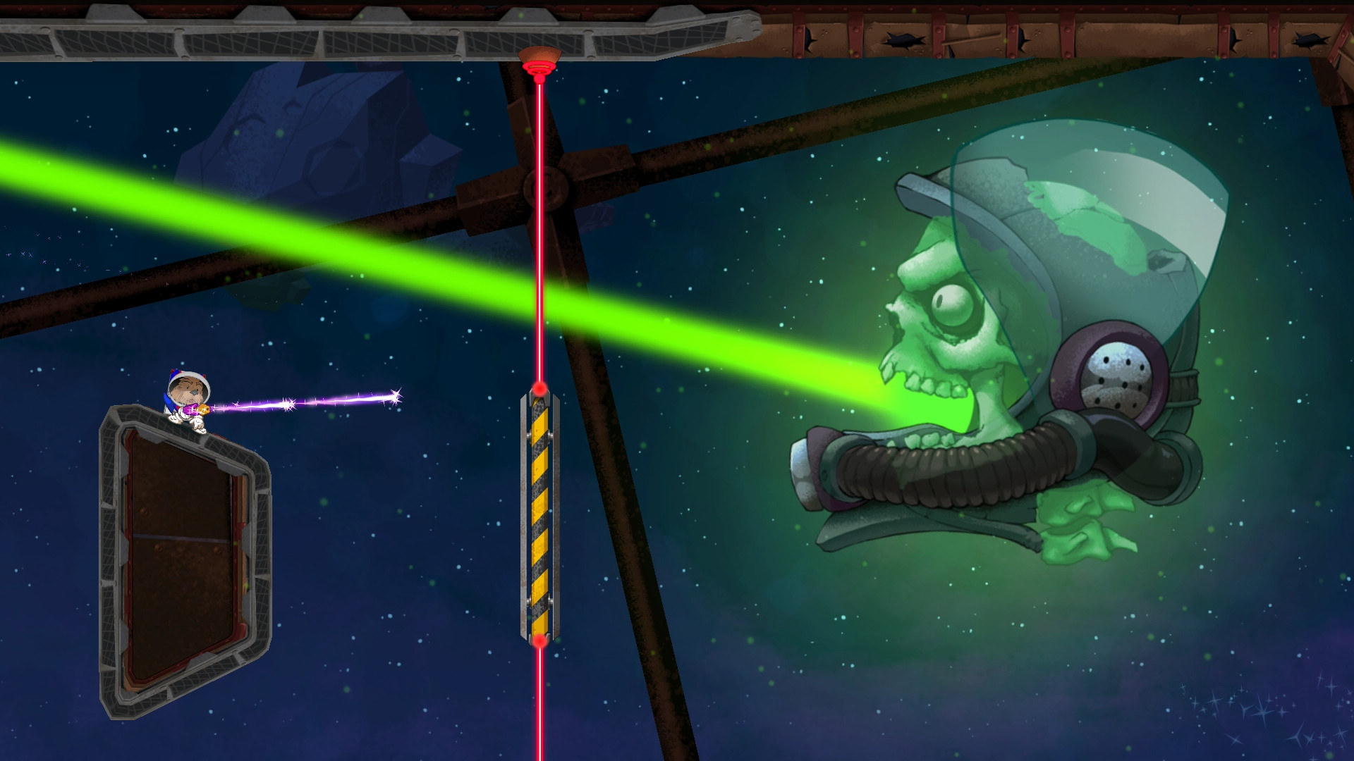 Скриншот из игры Space Otter Charlie - 3