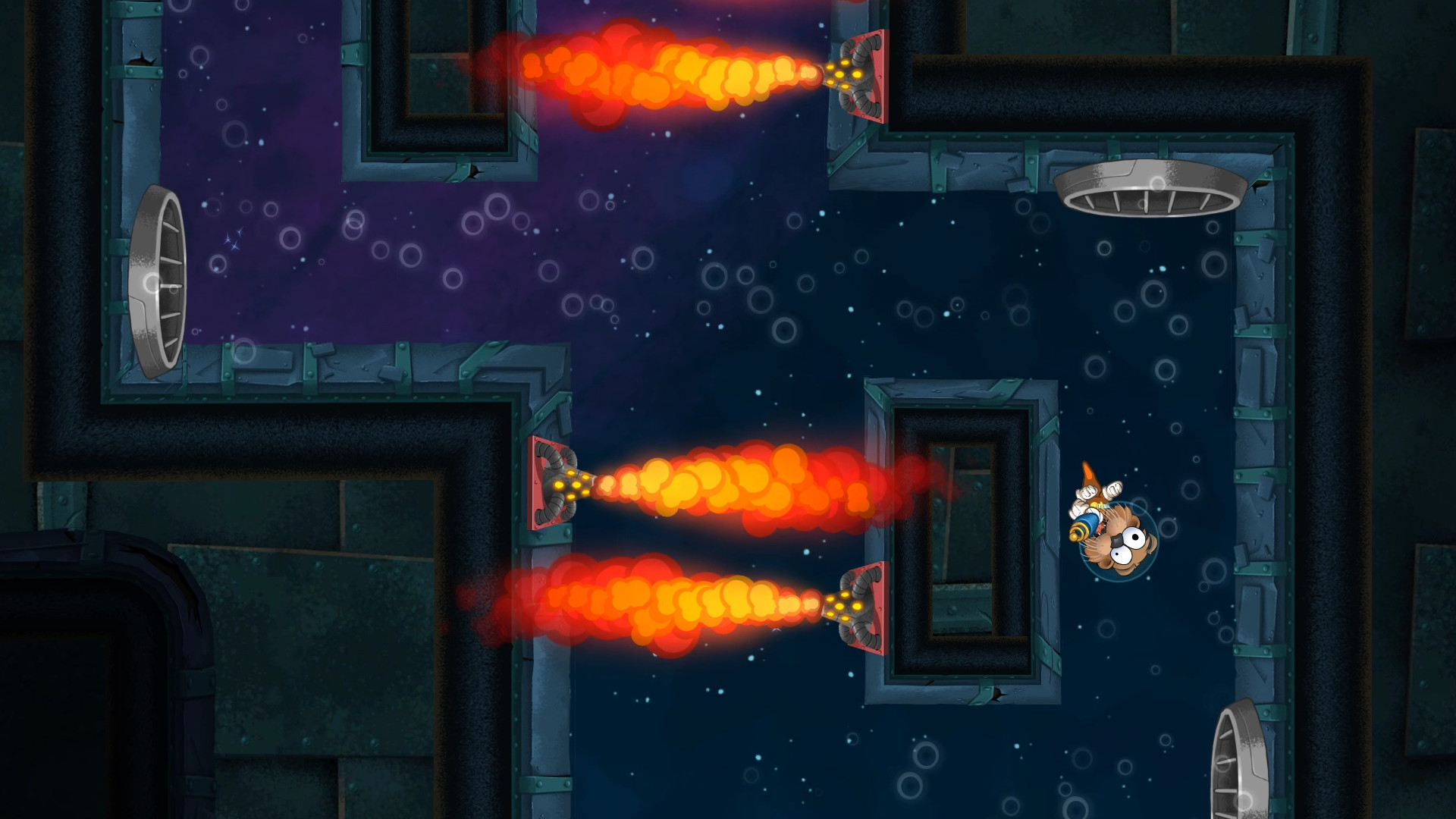 Скриншот из игры Space Otter Charlie - 5
