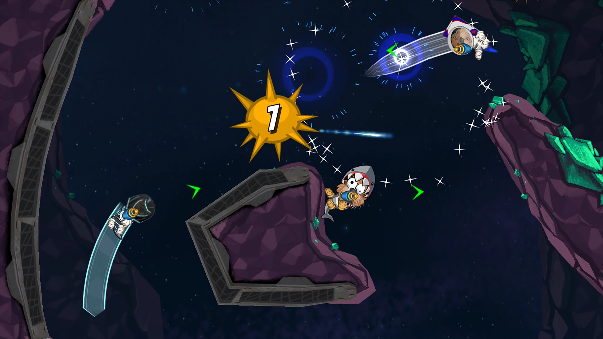 Скриншот из игры Space Otter Charlie - 6