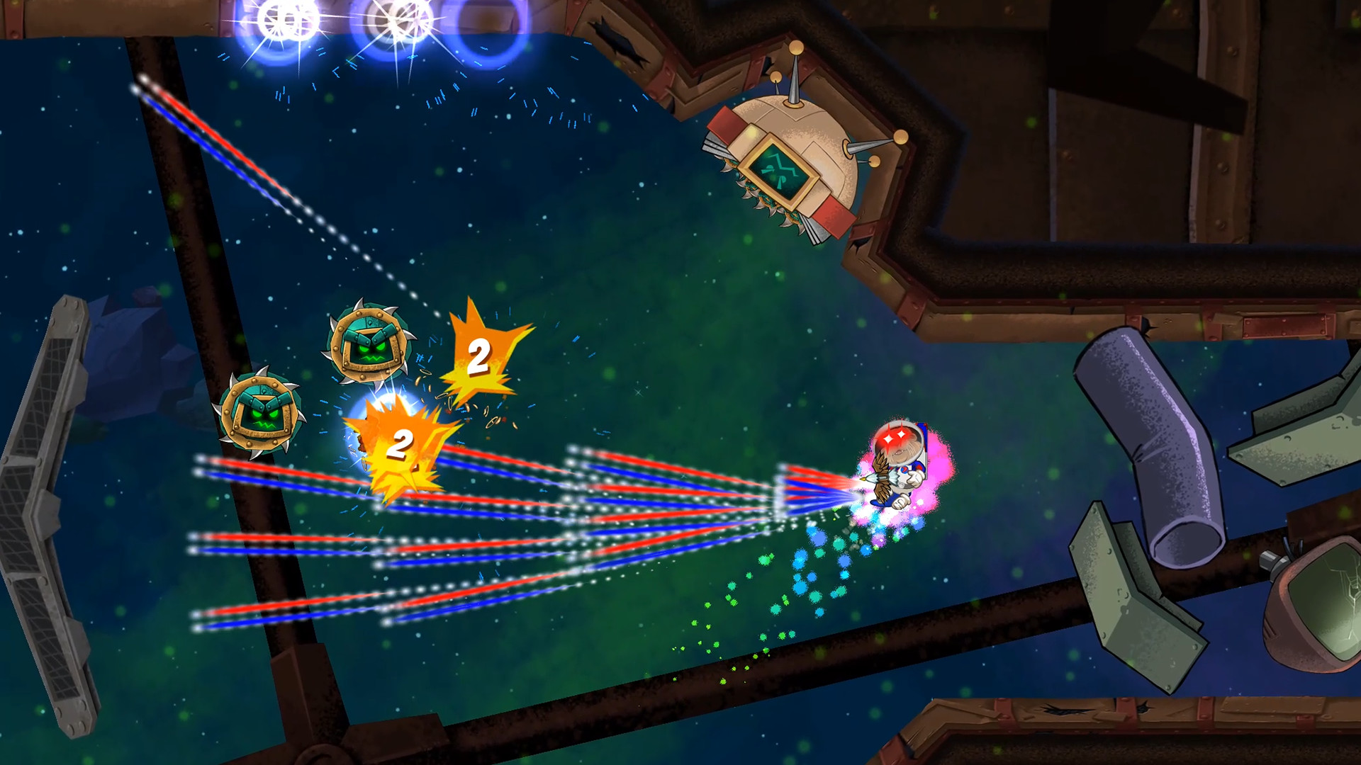 Скриншот из игры Space Otter Charlie - 9