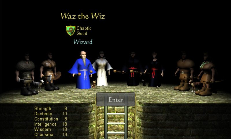 Скриншот из игры WazHack - 4