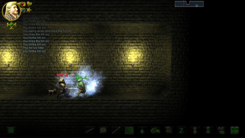 Скриншот из игры WazHack - 8