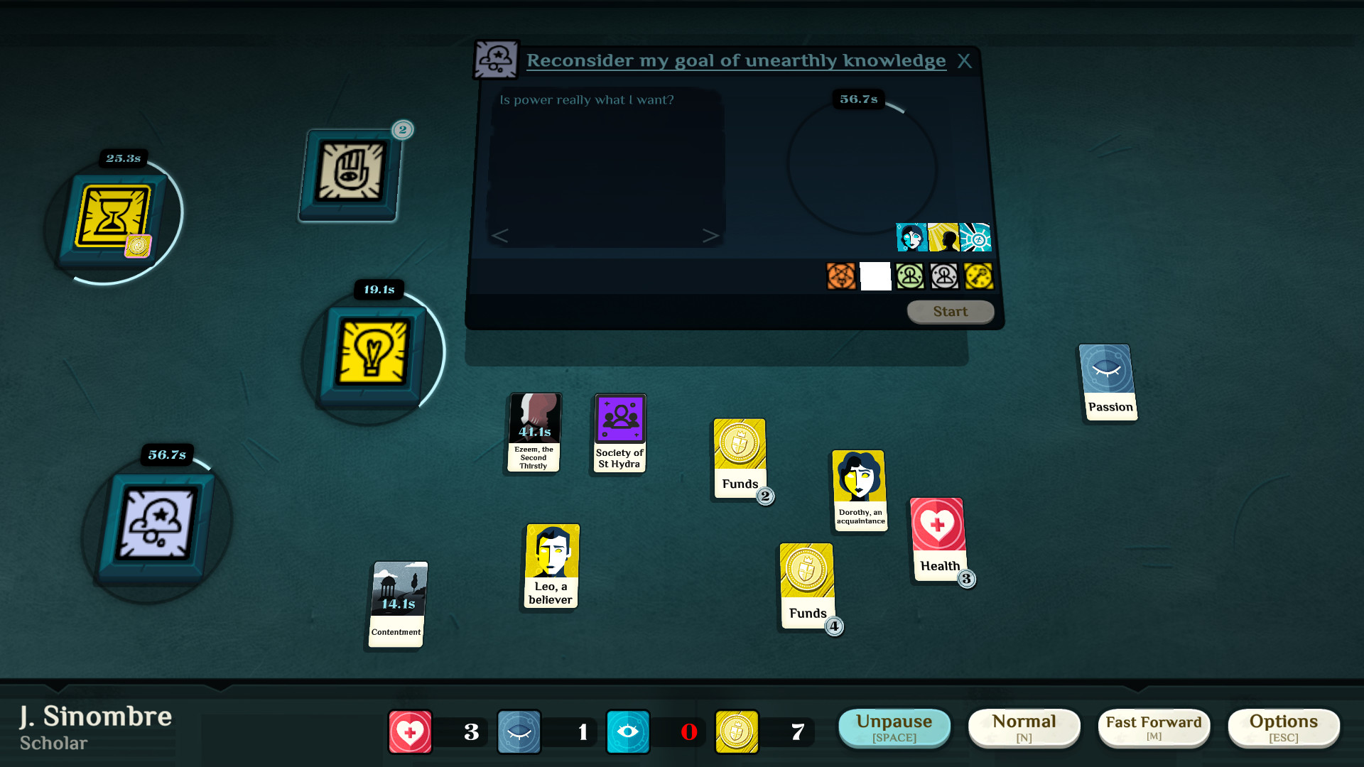 Скриншот из игры Cultist Simulator - 29