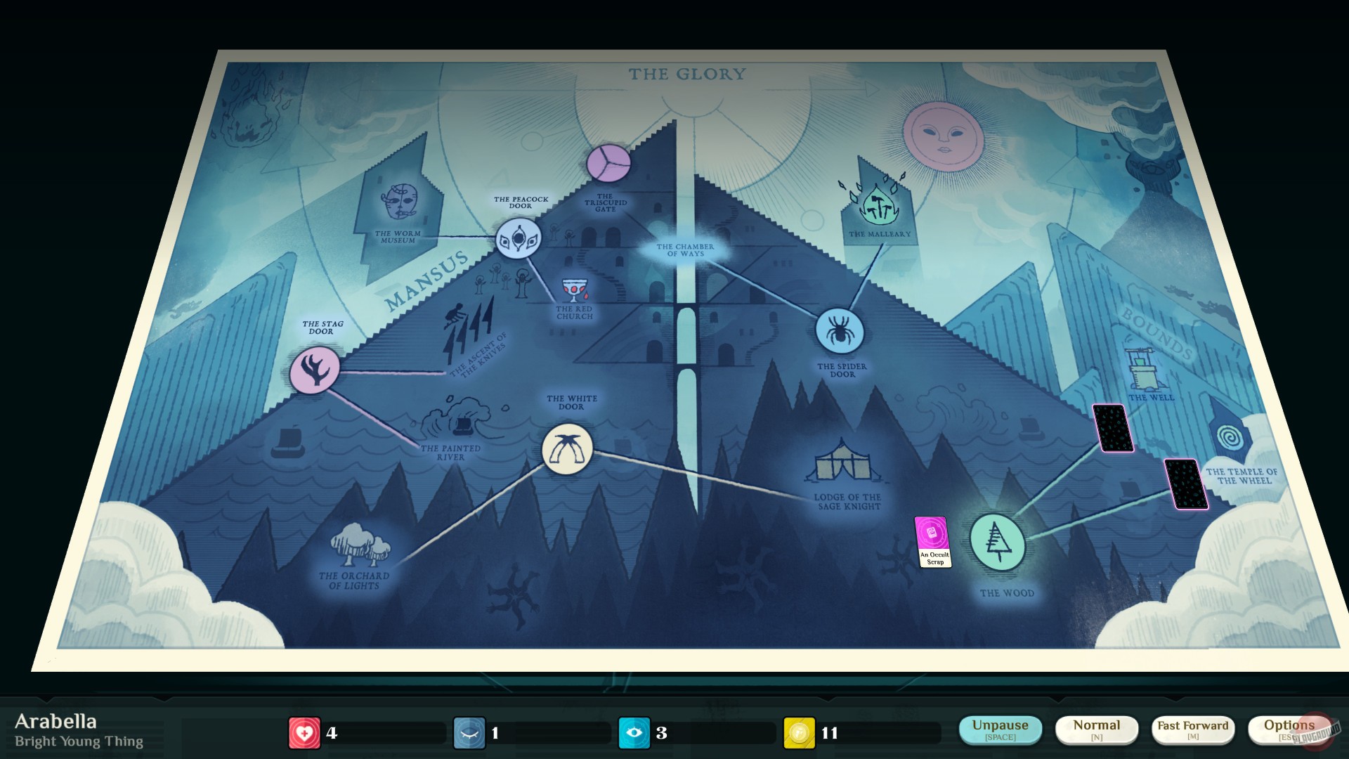 Скриншот из игры Cultist Simulator - 57