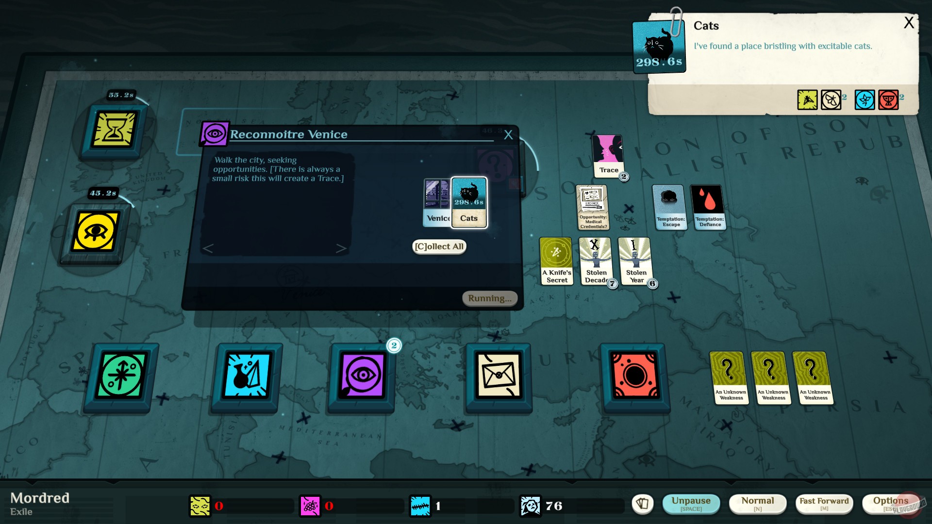 Скриншот из игры Cultist Simulator - 92