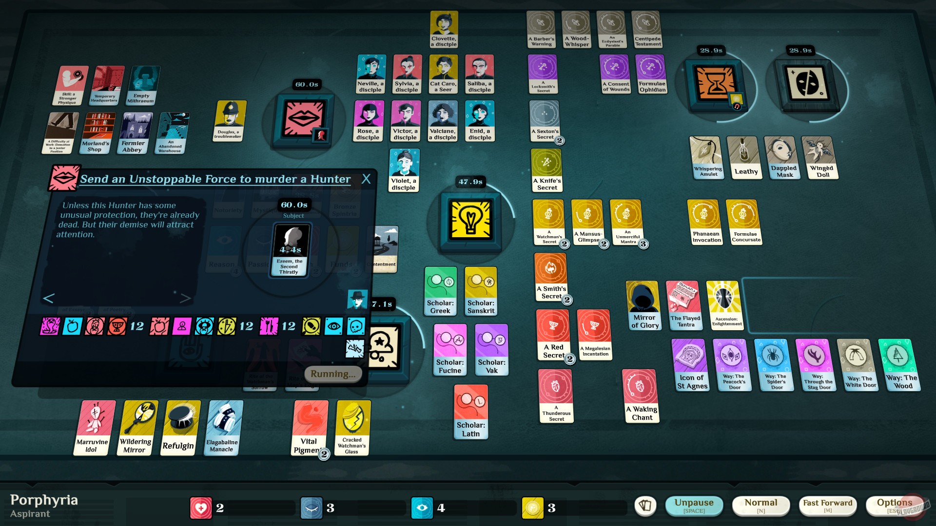Скриншот из игры Cultist Simulator - 94