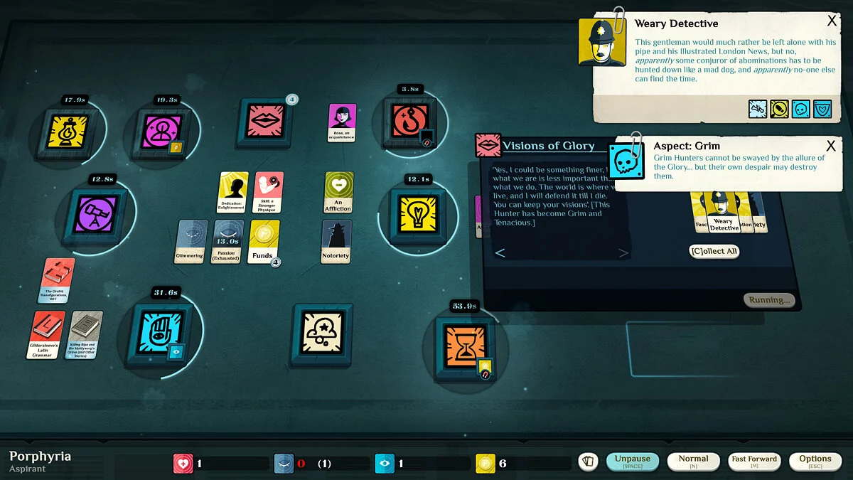 Скриншот из игры Cultist Simulator - 18