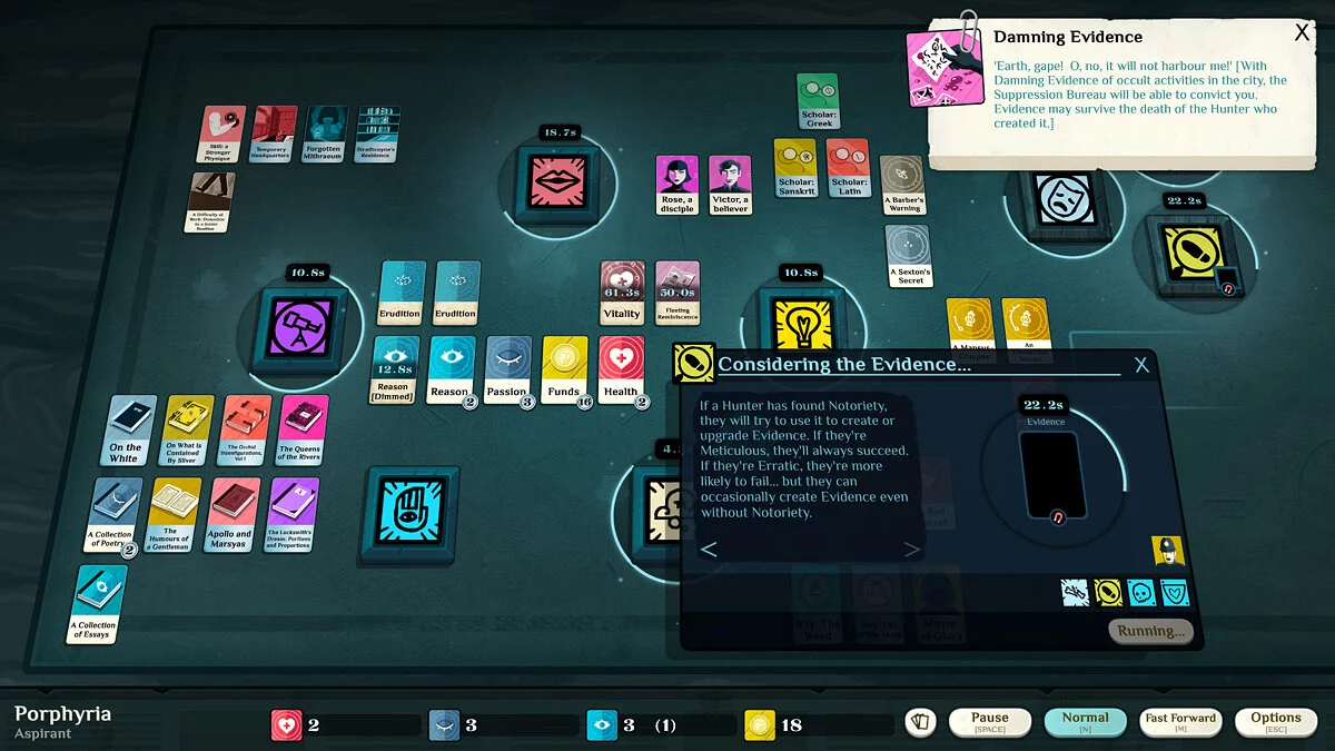 Скриншот из игры Cultist Simulator - 27