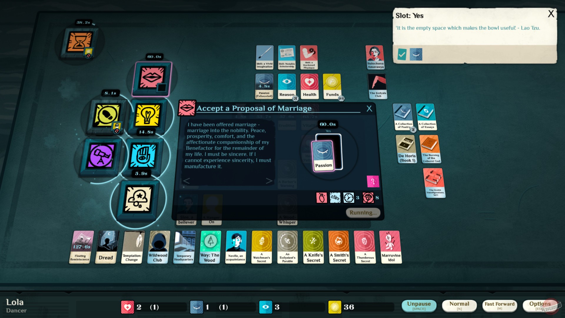 Скриншот из игры Cultist Simulator - 64