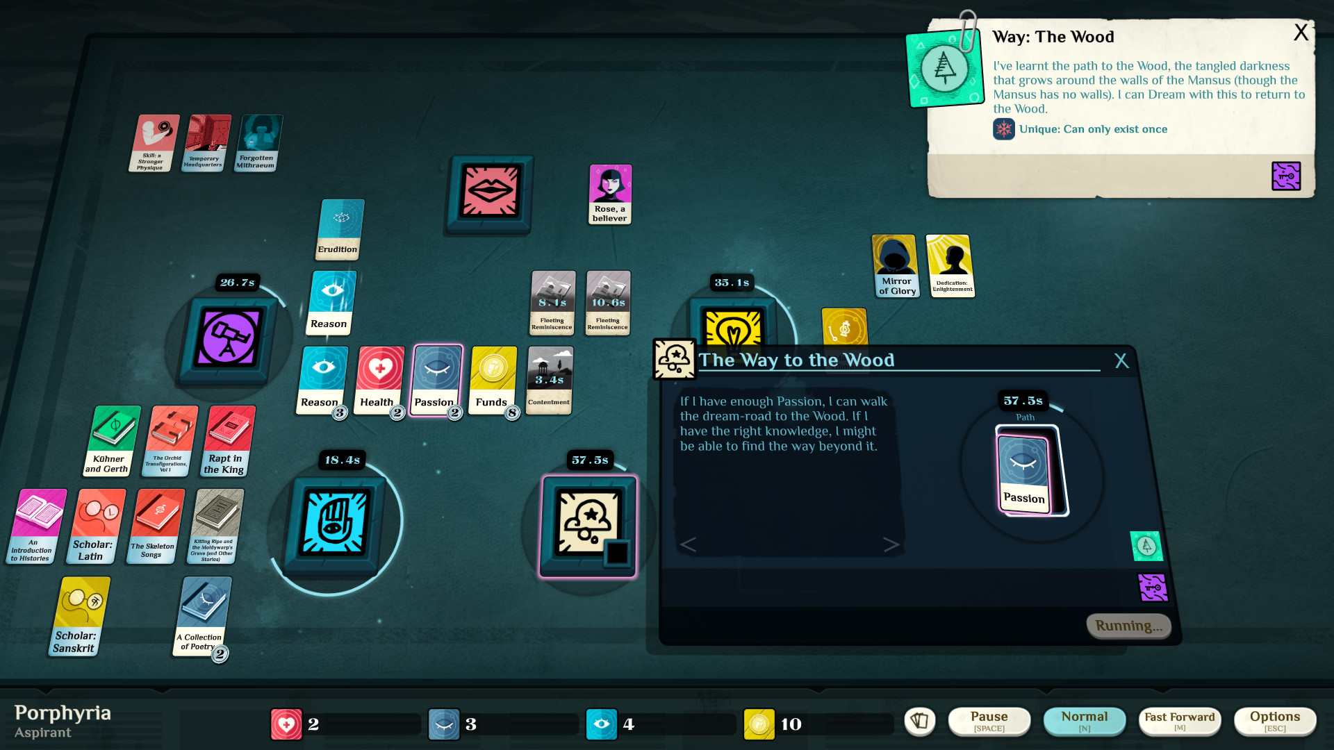 Скриншот из игры Cultist Simulator - 49