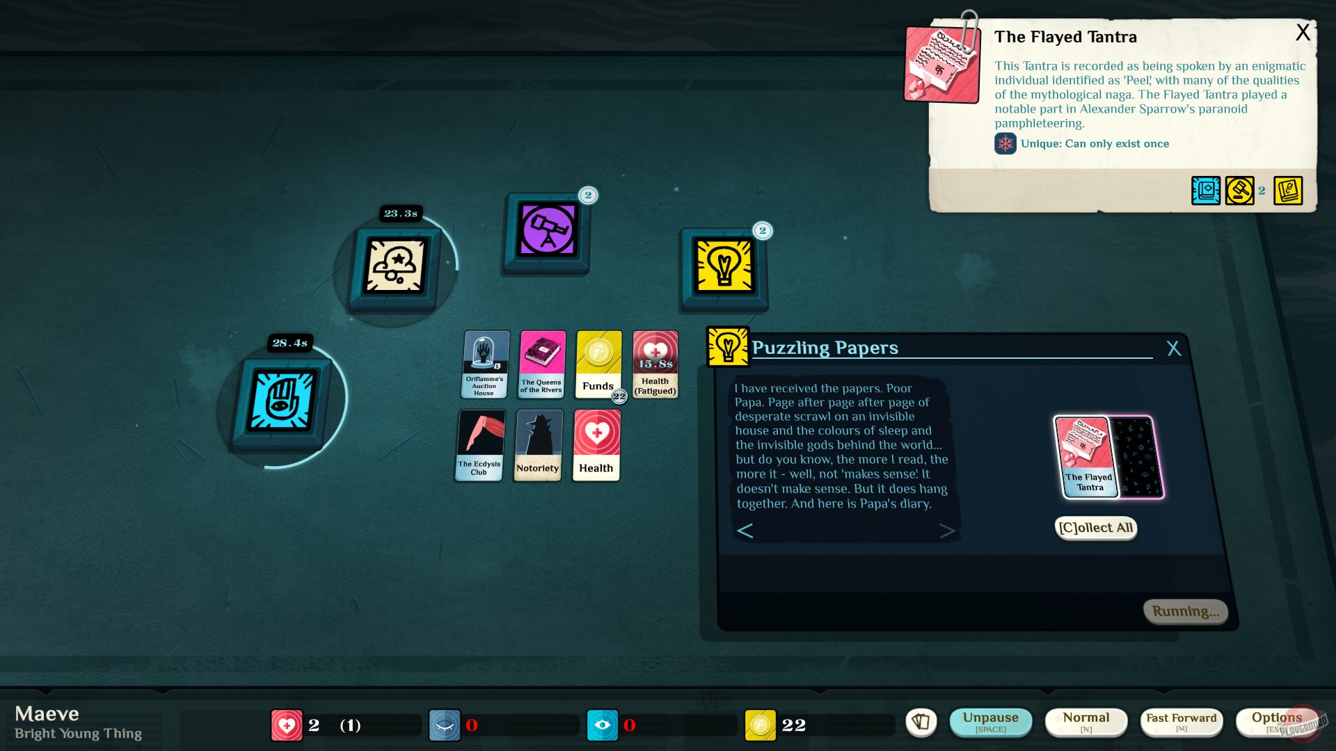 Скриншот из игры Cultist Simulator - 100
