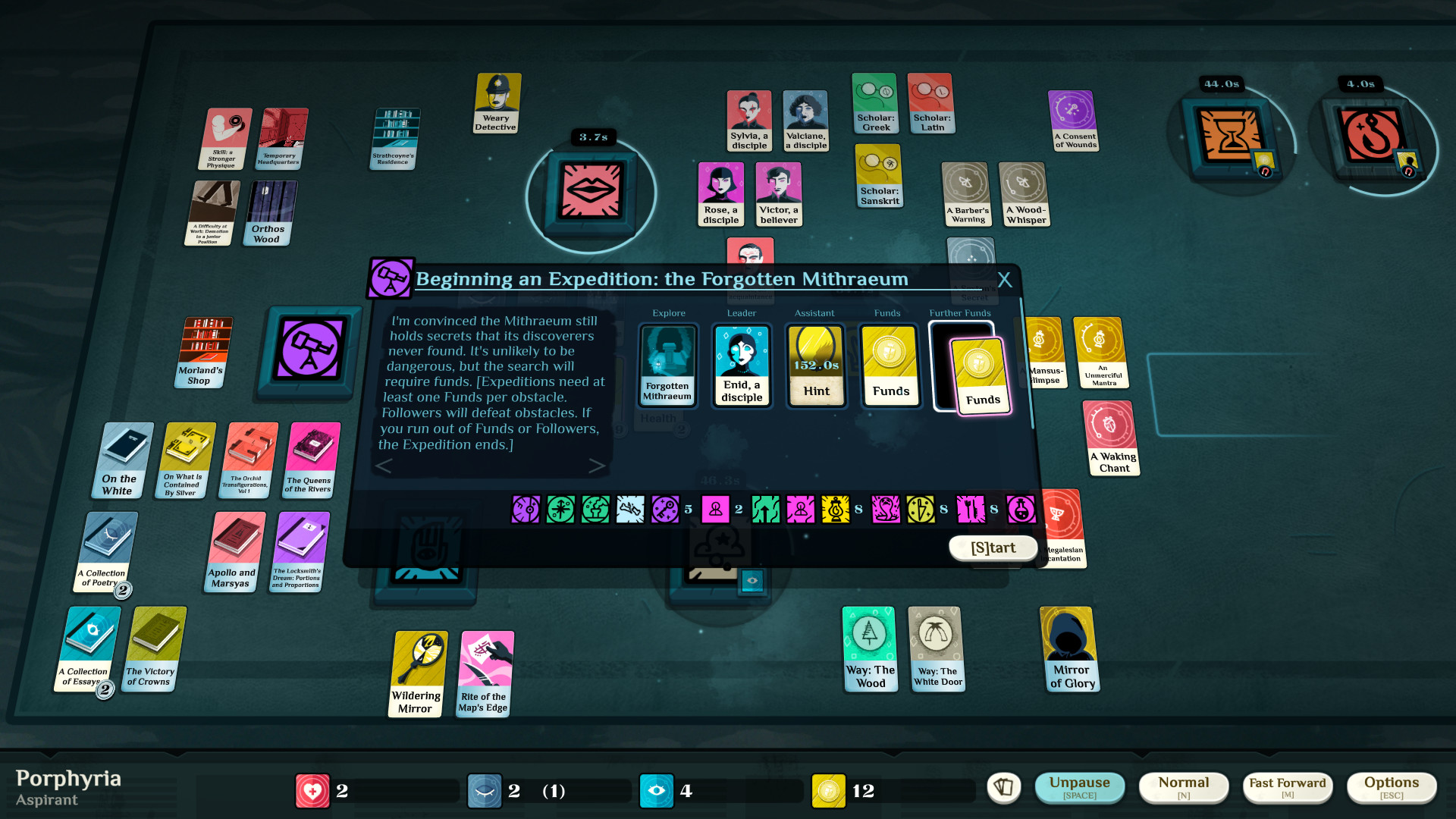 Скриншот из игры Cultist Simulator - 58