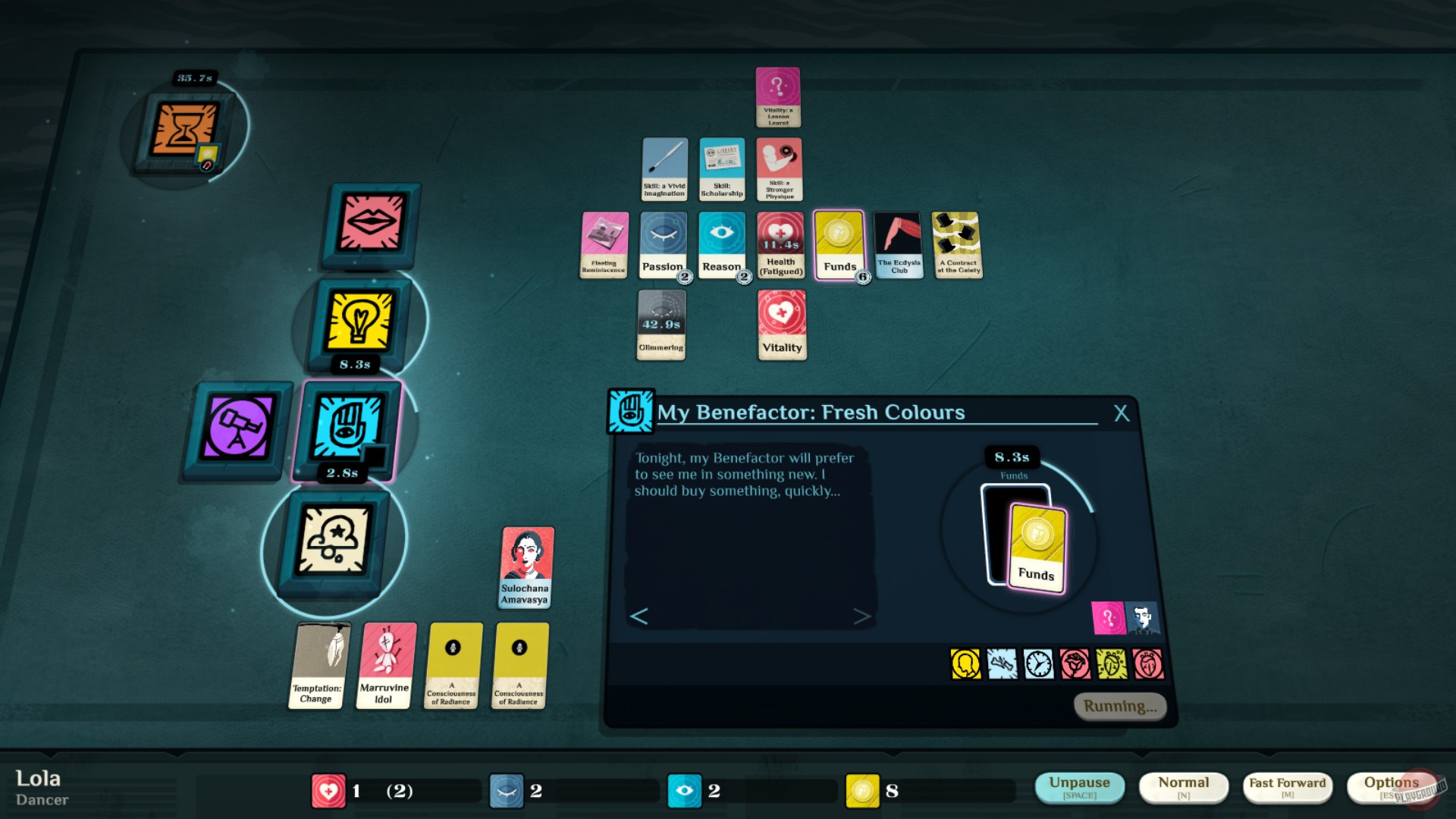 Скриншот из игры Cultist Simulator - 95