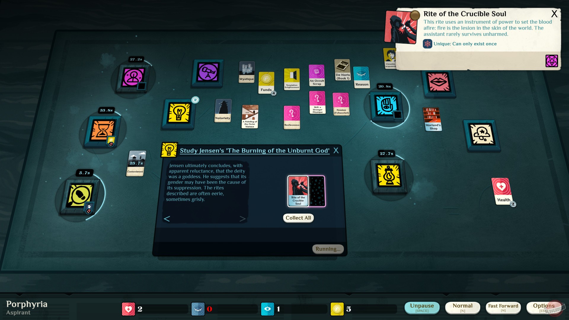 Скриншот из игры Cultist Simulator - 63
