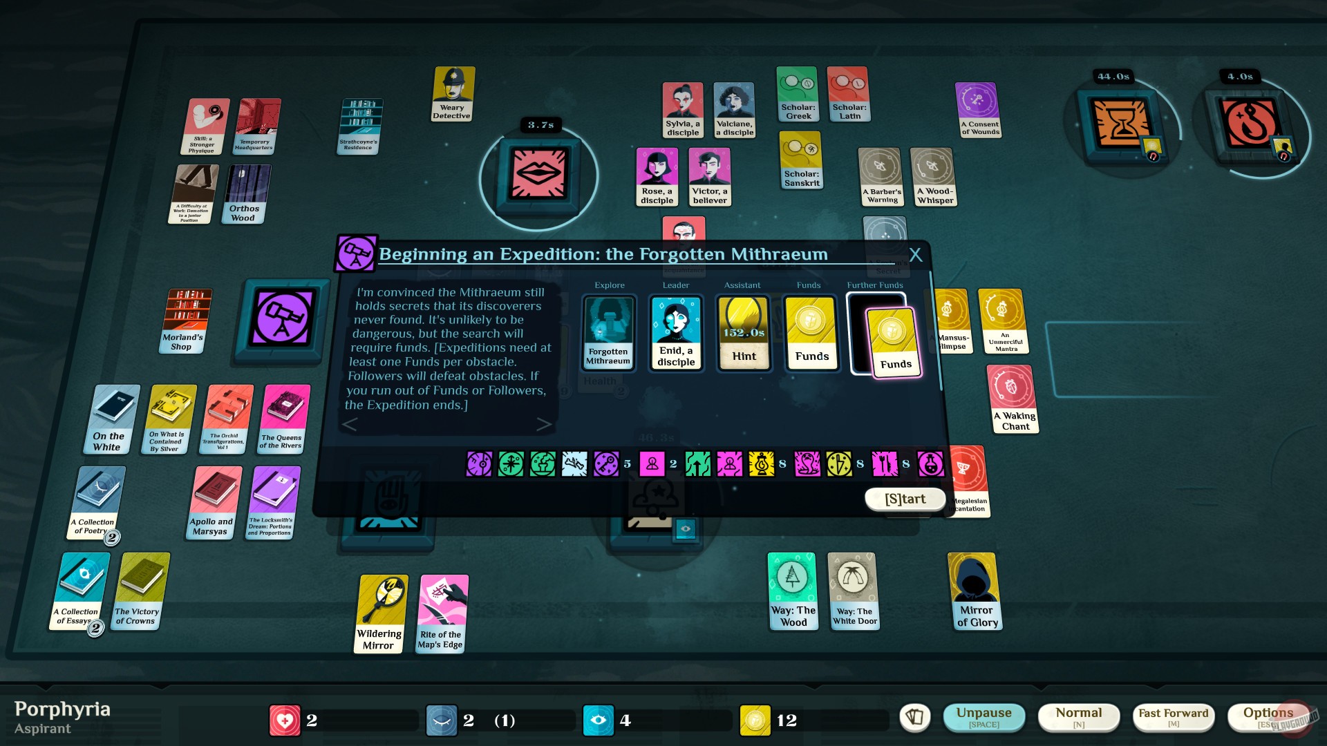 Скриншот из игры Cultist Simulator - 77