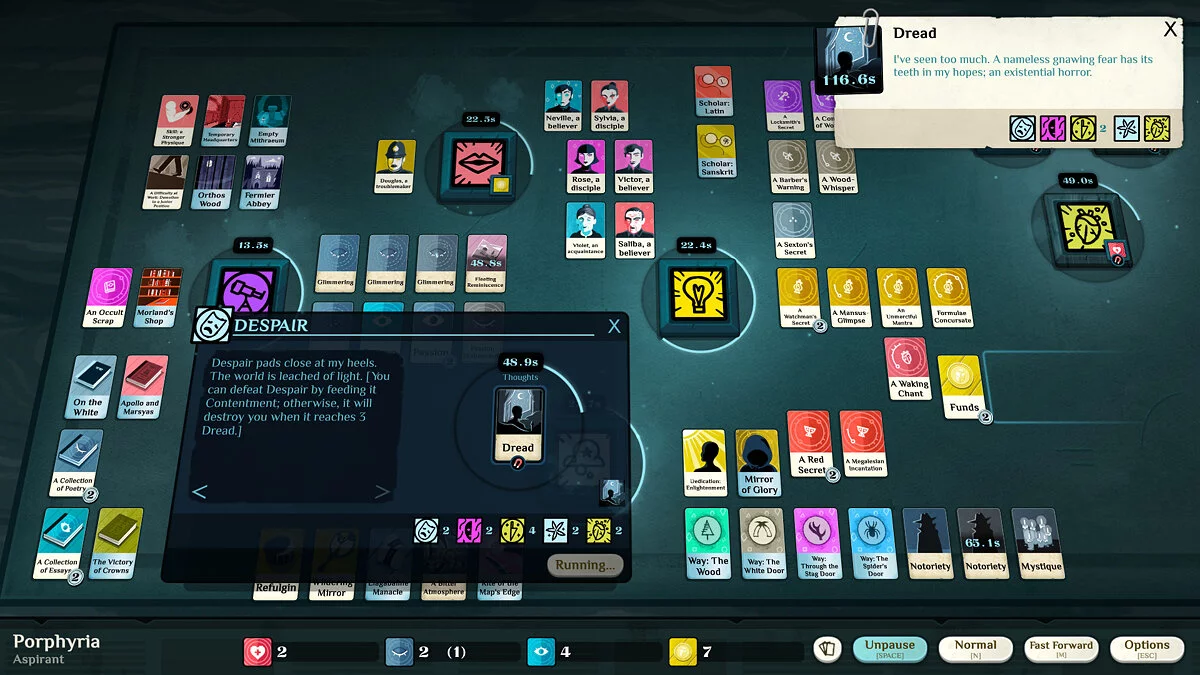 Скриншот из игры Cultist Simulator - 32