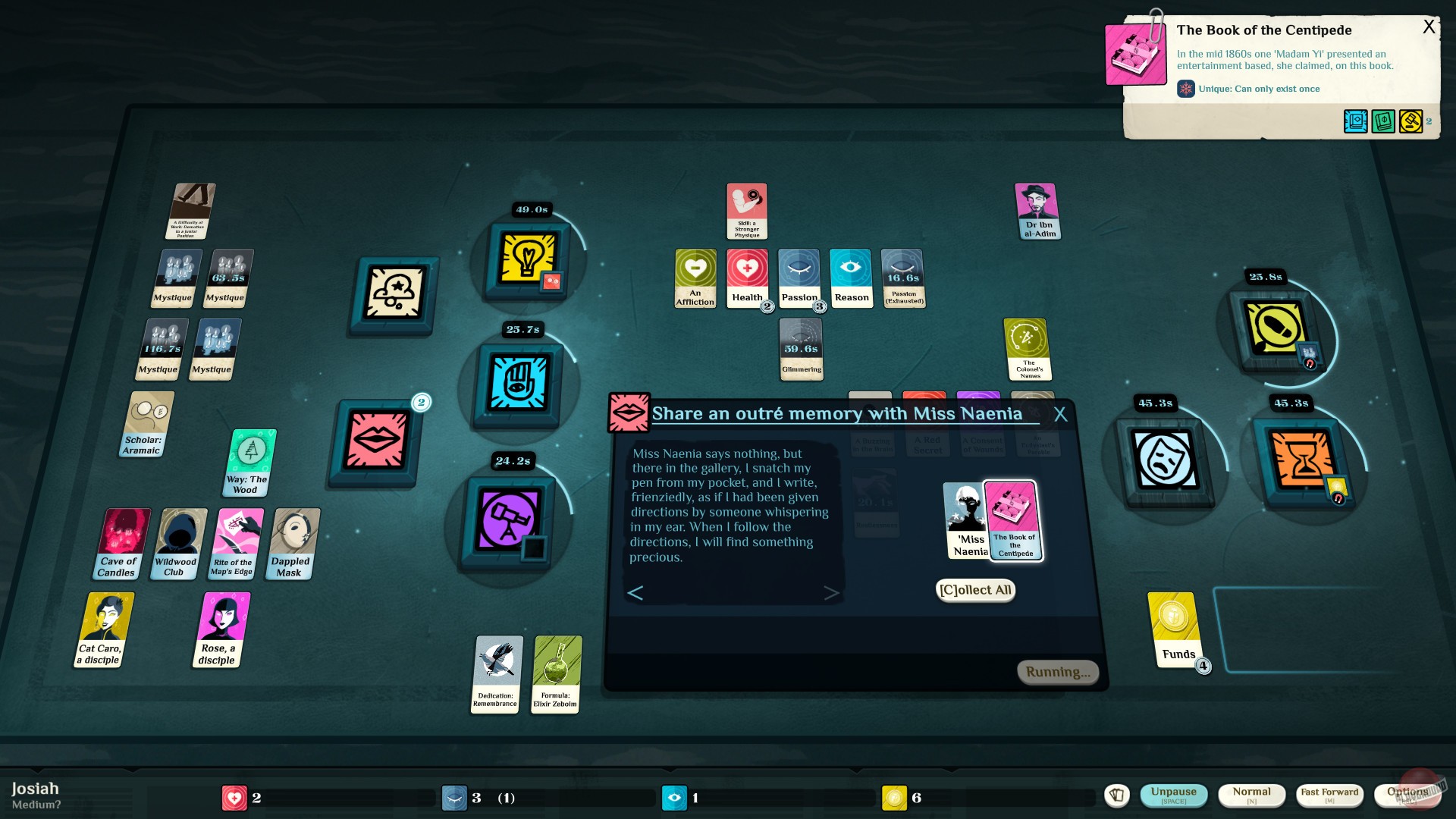Скриншот из игры Cultist Simulator - 59