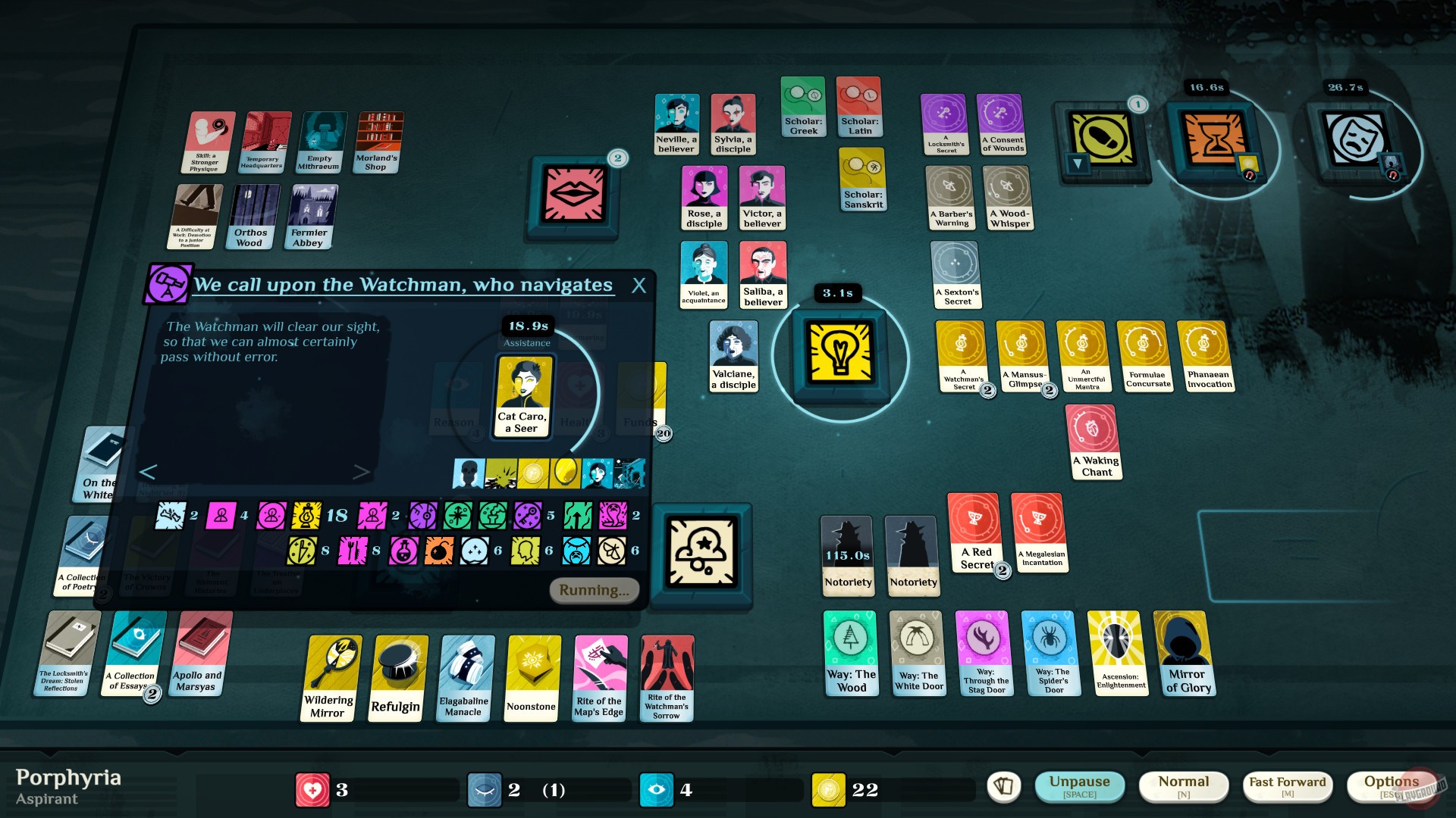 Скриншот из игры Cultist Simulator - 84