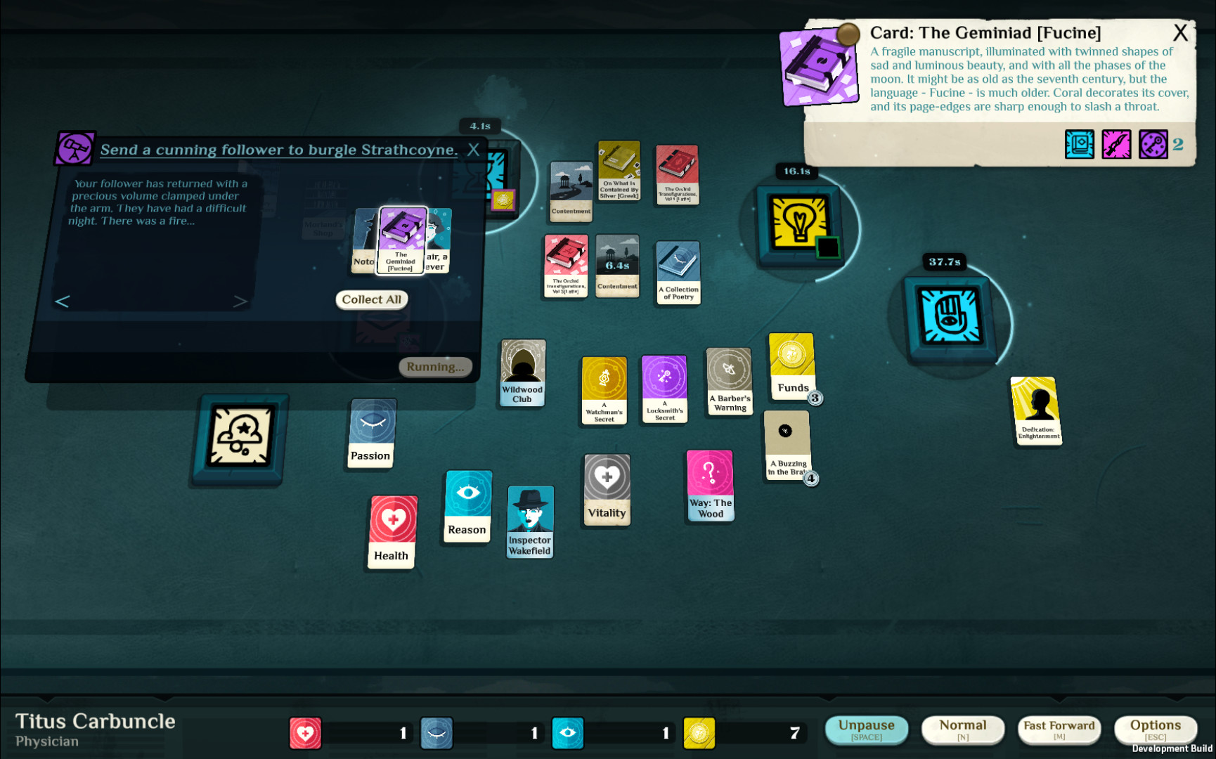 Скриншот из игры Cultist Simulator - 4