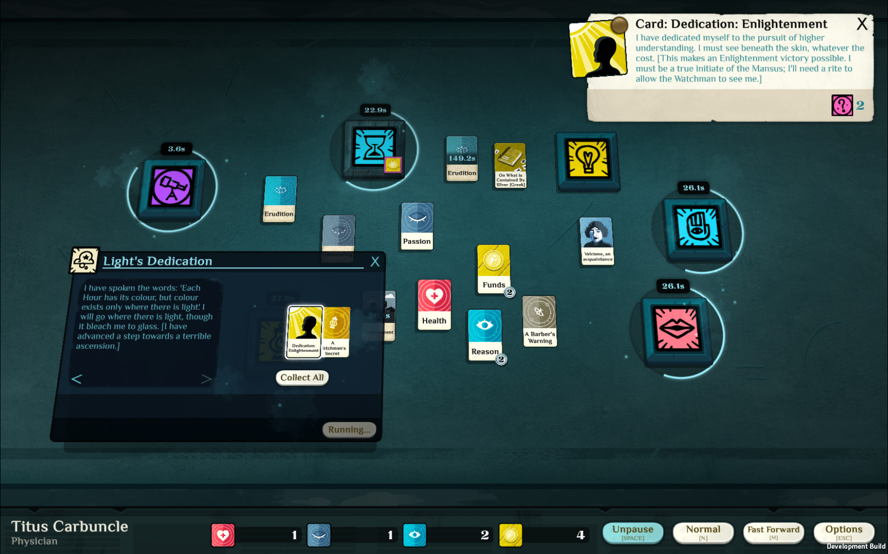 Скриншот из игры Cultist Simulator - 6